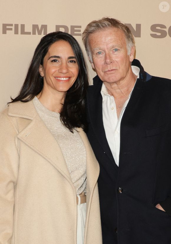Franck Dubosc et sa femme Danièle - Avant-première du film "Ma Mère, Dieu et Sylvie Vartan" au cinéma Pathé Palace à Paris le 17 mars 2025. © Coadic Guirec/Bestimage