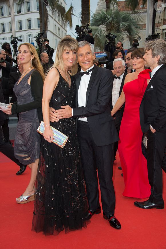 Nagui Fam et Melanie Page arrivant sur le tapis rouge de la projection 'Pain And Glory (Dolor Y Gloria / Douleur Et Glorie)' qui s'est tenue au Palais Des Festivals à Cannes, France, le 17 mai 2019 dans le cadre du 72ème Festival de Cannes. Photo by Nicolas Genin/ABACAPRESS.COM