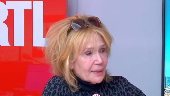 Clémentine Célarié en pleurs sur RTL ©RTL