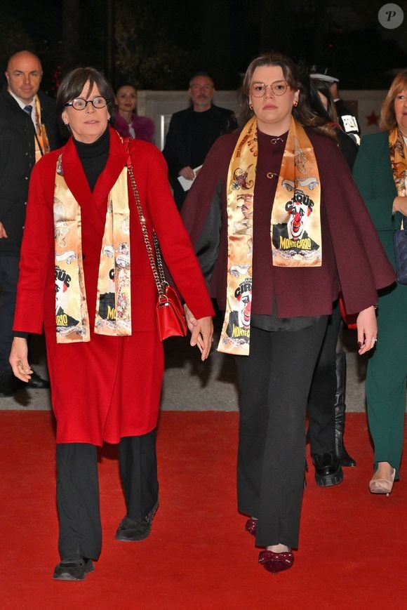 2ème soirée de sélection du 47ème Festival International du Cirque de Monte-Carlo en présence de la princesse Stéphanie de Monaco et de sa fiile Camille Gottlieb sous le chapiteau Fontvieille à Monaco, le 18 janvier 2025. © Bruno Bébert/Pool Monaco/Bestimage