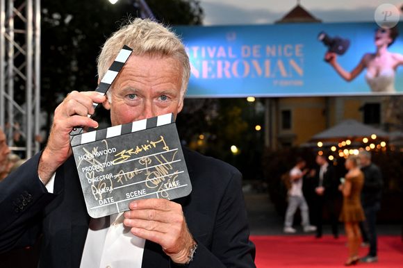Franck Dubosc durant la soirée de clôture du festival Cinéroman au Pathé gare du Sud, à Nice le 4 octobre 2025.
 © Bebert-Jacovides/Bestimage