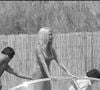 Gunter Sachs et Brigitte Bartot en 1967 à Saint-Tropez. (DANIEL ANGELI / BESTIMAGE).