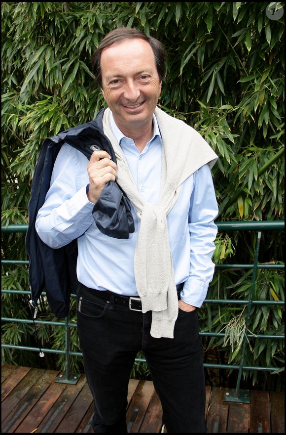 Michel-Edouard Leclerc au tournoi de Roland-Garros le 6 juin 2009 pour la finale ©RINDOFF-JACOVIDES / BESTIMAGE