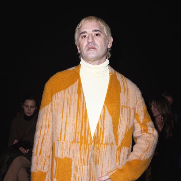 Nicolas Maury - Front row du défilé "Zegna" lors de la Fashion week de Milan (MLFW), le janvier 2024.