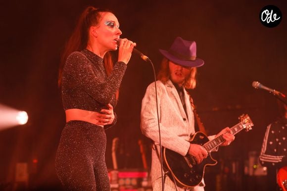 Exclusif - Simone Ringer, Raoul Chichin (fille et fils de Catherine Ringer) - Concert du groupe "Minuit" à la Cigale à Paris, le 20 novembre 2018 © CVS/Bestimage
