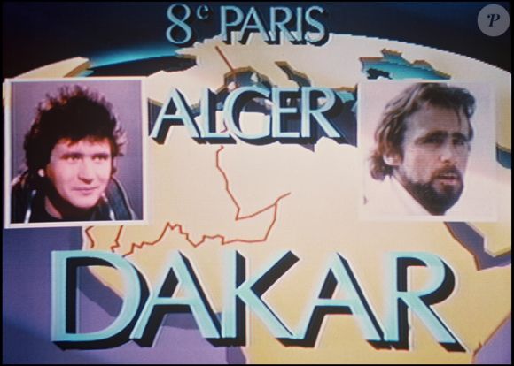 Daniel Balavoine lors du 8ème Paris Dakar