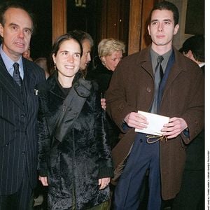 Frédéric Mitterrand, Mazarine Pingeot et Ali Baddou à la soirée Maroc à l'opéra comique, le 22/02/2000. Crédit Bertrand Rindoff Petroff / Bestimage