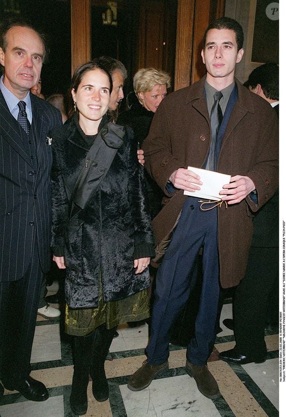 Frédéric Mitterrand, Mazarine Pingeot et Ali Baddou à la soirée Maroc à l'opéra comique, le 22/02/2000. Crédit Bertrand Rindoff Petroff / Bestimage