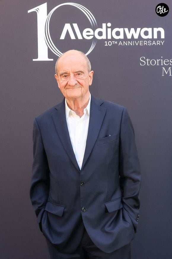 Pierre Lescure - Photocall de la soirée des 10 ans de Mediawan à Paris le 2 juin 2026. © Jack Tribeca / Bestimage