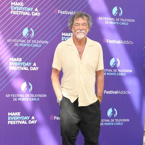Olivier Marchal (Nymphe d'honneur) - Photocall lors de la 63ème édition du Festival de television de Monte-Carlo le 17 juin 2024. © Denis Guignebourg