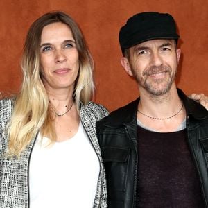 Calogero et Marie Bastide -   People au village pour la finale hommes lors des internationaux de France de tennis de Roland Garros 2019 à Paris le 9 juin 2019.
© Jacovides - Moreau / Bestimage