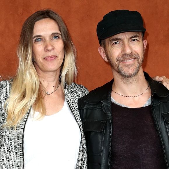 Calogero et Marie Bastide -   People au village pour la finale hommes lors des internationaux de France de tennis de Roland Garros 2019 à Paris le 9 juin 2019.
© Jacovides - Moreau / Bestimage