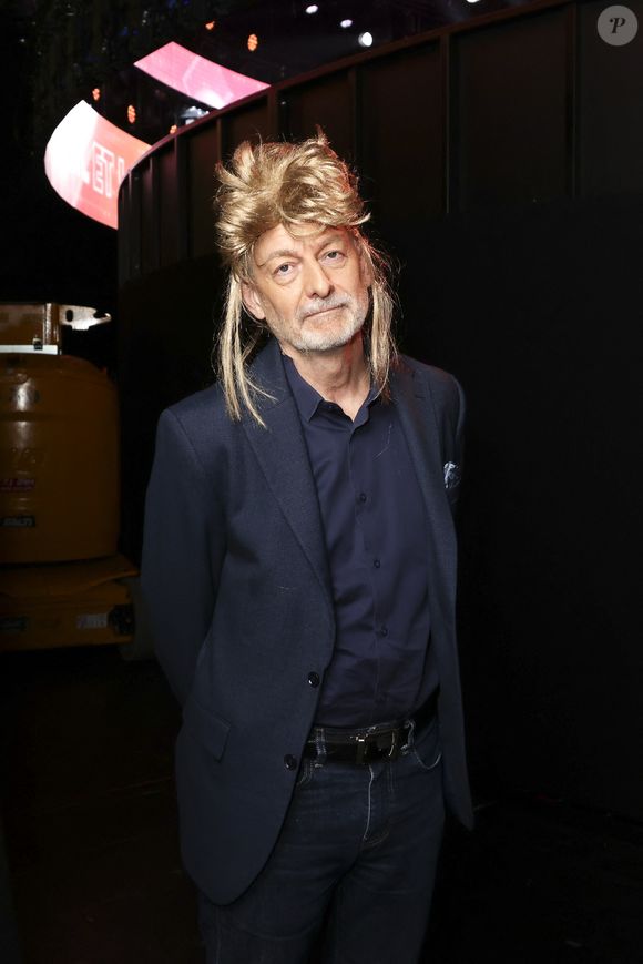 Gilles Verdez, sur le plateau de TBT9 présenté par C.Hanouna, et diffusé en direct sur W9, Paris, France, le 17 février 2026. © Jack Tribeca / Bestimage