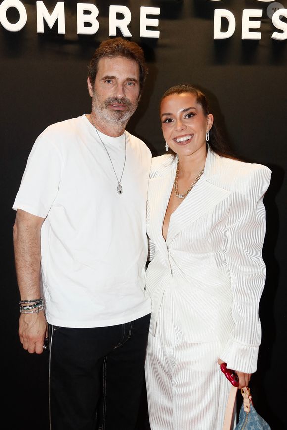 Exclusif - Richard Orlinski, Clarisse Castan - Avant-première du docu-série "Clarisse, dans l'ombre des stars" produit par Mediawan et porté par Clarisse Castan et qui sera diffusé sur 6Ter et Netflix en fin de mois au siège social de Médiawan à Paris, France, le 01 juillet 2025. © Christophe Clovis / Bestimage