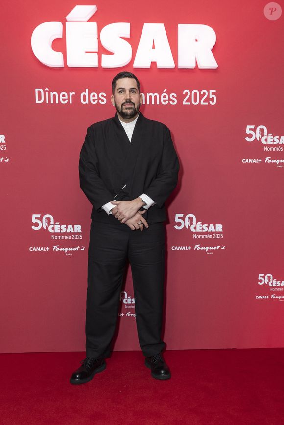 Artus - Photocall du dîner des nommés 2025 pour la cérémonie des Cesar au Fouquet's à Paris le 10 février 2025 © Olivier Borde /Bestimage