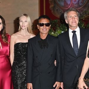 Giacinta Ruspoli, Maria Pia Giancaro Ruspoli, Yulia Harfouch, Omar Harfouch, le prince Emmanuel-Philibert de Savoie, Adriana Abascal au Concerto pour la paix de Omar Harfouch dans la chambre de députés à Rome en Italie le 29 avril 2025. Photo par SGP / BESTIMAGE