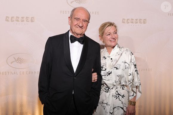 Pierre Lescure, Elisabeth Lemoine - Photocall du dîner lors du 78ème Festival International du Film de Cannes le 13 mai 2025.

© Moreau / Borde / Jacovides / Bestimage