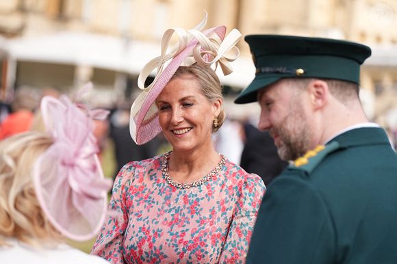 La duchesse d'Édimbourg s'adresse aux invités lors d'une fête royale au palais de Buckingham, Londres, Angleterre, Royaume-Uni, le 20 mai 2025. © Aaron Chown/PA Wire/ABACAPRESS.COM