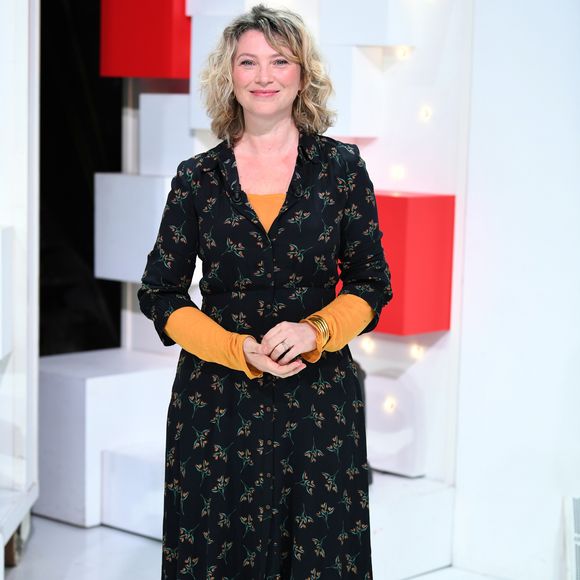 Exclusif - Cécile Bois - Enregistrement de l'émission "Vivement Dimanche prochain" au studio Gabriel à Paris, présentée par M.Drucker et diffusée le 28 avril 2019 sur France 2. Le 10 avril 2019
© Guillaume Gaffiot / Bestimage