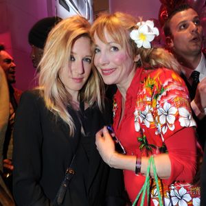Ludivine Sagnier et Julie Depardieu - Archive - Anniversaire de Cathy Guetta a l'atelier Renault, le 27 mars 2012. Photo par RACHID BELLAK / BESTIMAGE