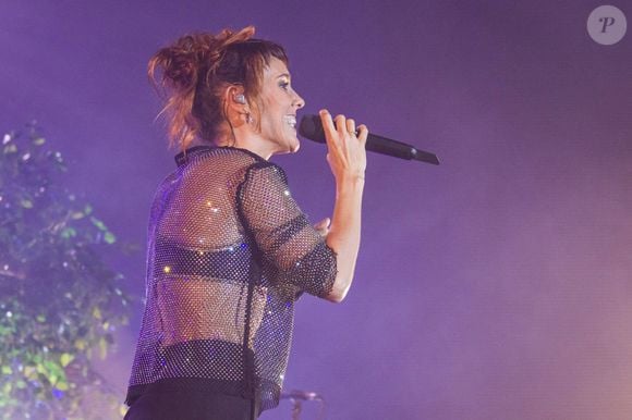 La chanteuse française Zaz en concert au Espaço Unimed à São Paulo, Brésil, le 14 avril 2023, pour sa tournée "Organique Tour" qui fait la promotion de son cinquième album de sa carrière et enregistré pendant la pandémie du COVID-19 (coronavirus). © Imago/Panoramic/Bestimage