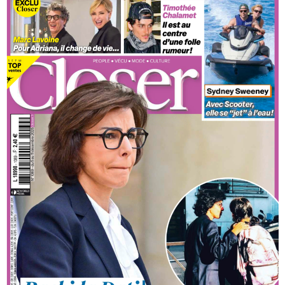 Couverture du magazine Closer.
