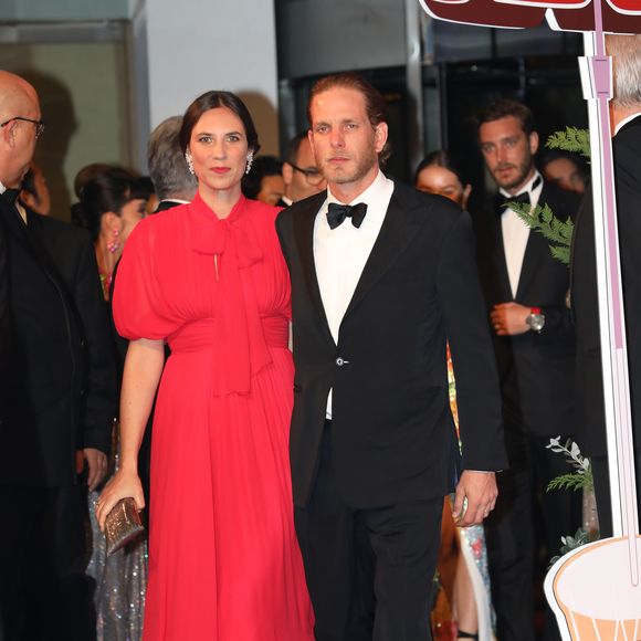 Andrea Casiraghi et sa femme Tatiana Santo Domingo - 65ème édition du Bal de la Rose donné au profit de la Fondation Princesse Grace sur le thème de la Riviera, une idée de K. Lagerfeld, à la Salle des Etoiles du Sporting Monte-Carlo à Monaco, le 30 mars 2019. © Jean-Charles Vinaj / Pool Monaco / Bestimage
