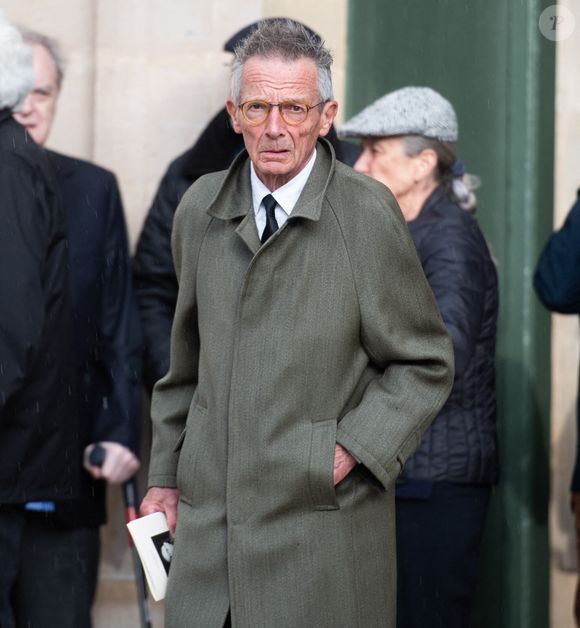 Patrice Leconte lors de la cérémonie d'enterrement de l'acteur français Michel Blanc à l'église Saint Eustache à Paris, France, le 10 octobre 2024. © Photo de Florian Poitout/ABACAPRESS.COM