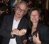 Exclusif - Fabrice Luchini et Emmanuelle Garassino - 33ème « Nuit des Molières » aux Folies Bergère à Paris le 30 Mai 2022. Bertrand Rindoff / Bestimage