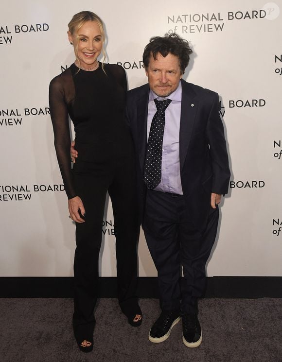 Michael J. Fox et sa femme Tracy Pollan au gala National Board Of Review 2024 Broadimage / Bestimage