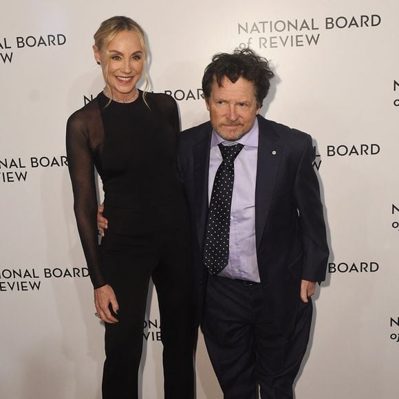 Michael J. Fox et sa femme Tracy Pollan au gala National Board Of Review 2024 Broadimage / Bestimage