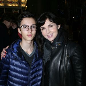 Inauguration de Jours de Fetes au Grand Palais Paris le 2015 12 17. Caroline Barclay et son fils Vincent. © JLPPA/ABACA