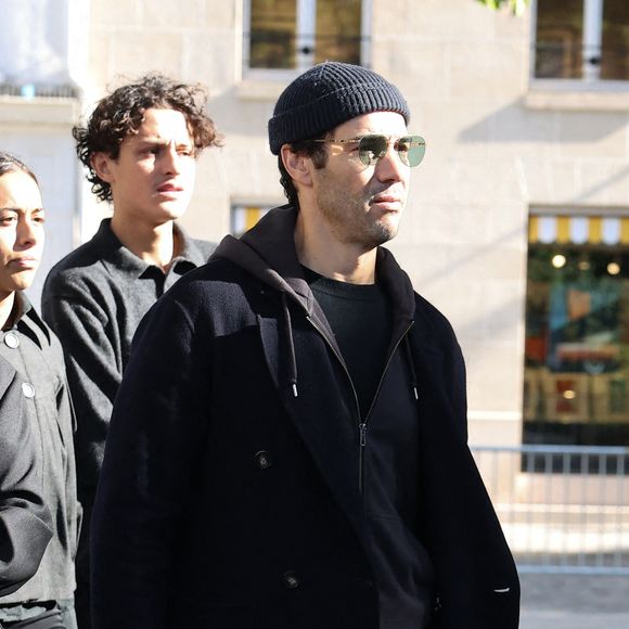 Tahar Rahim - Arrivées aux obsèques de Nicolas Altmayer en l’Église de Saint-Germain-des-Prés à Paris le 31 aout 2026. 

© Dominique Jacovides-Cyril Moreau/Bestimage