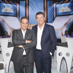 Exclusif - Laurent Fontaine, Pascal Bataille - Enregistrement de l'émission "Y'a que la vérité qui compte", présentée par L.Fontaine et P.Bataille, et diffusée sur C8 à partir du 12 octobre
© Jack Tribeca / Bestimage