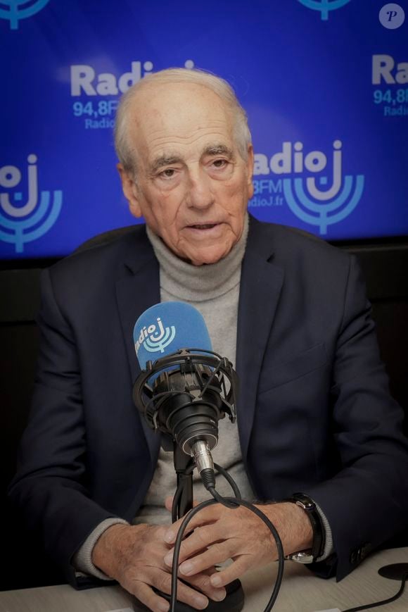 Exclusif - Jean-Pierre Elkabbach - Jean-Pierre Elkabbach était l’invité de F.Haziza à Radio J (Diffusion  dimanche 29/01/2023) - Paris le 26/01/2023 - © Jack Tribeca / Bestimage