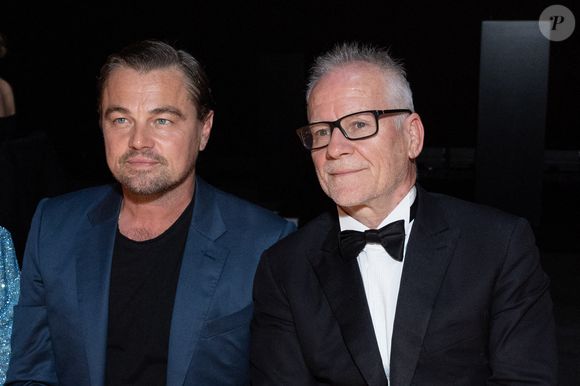 Leonardo DiCaprio, Thierry Frémaux - Remise des prix lors de la soirée "Kering Women in Motion Award" lors du 76ème Festival International du Film de Cannes. Le 21 mai 2023 © Olivier Borde / Bestimage