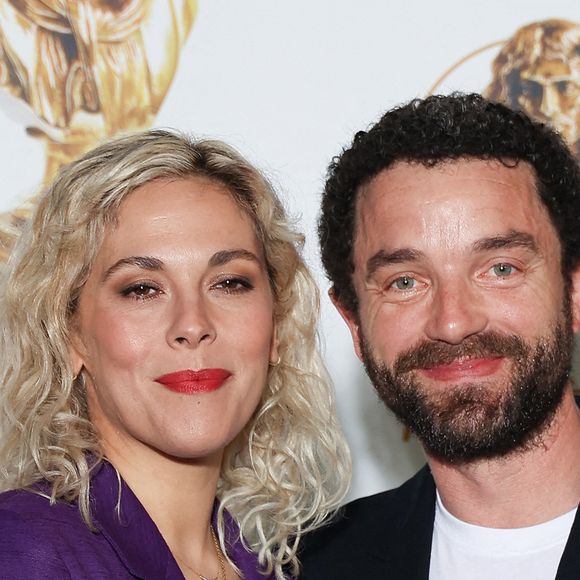 Alysson Paradis et Guillaume Gouix assistent à la 35ème Cérémonie des Molières aux Folies Bergeres le 07 mai 2024 à Paris, France. Photo by Nasser Berzane/ABACAPRESS.COM