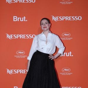 Emilie Dequenne - Photocall de la soirée Nespresso x Brut lors du 77ème Festival International du Film de Cannes le 16 mai 2024. © Laurent Campus/Bestimage
