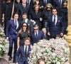 Sa famille et de nombreux proches se sont rassemblés en l'église Saint-Sulpice pour lui rendre un ultime hommage.

Robert Agostinelli, ses enfants Héloïse Agostinelli, Carlo Agostinelli et les proches de la défunte - Sortie des obsèques de Mathilde Favier en l'église Saint-Sulpice à Paris le 31 aout 2026. 

© Dominique Jacovides-Cyril Moreau/Bestimage