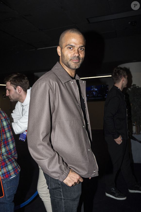 Tony Parker - Célébrités assistent aux combats de MMA, Professional Fighters League Europe (PFL) à l’accord Arena de Bercy à Paris le 7 mars 2024. © Pierre Perusseau/Bestimage