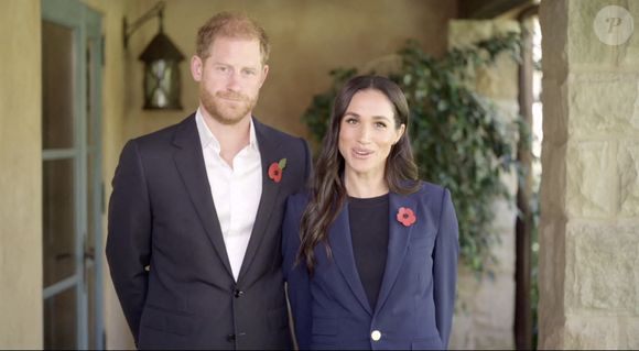 Les membres de la famille royale britannique auto-exilés, le prince Harry et Meghan Markle (duc et duchesse de Sussex), sont apparus ensemble pour la première fois en trois mois dans une nouvelle vidéo le 9 novembre 2024. - Picture : Cancilleria Columbia
