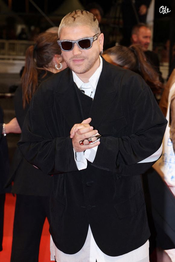Mosimann sur le tapis rouge de la projection du film « Sanguine » lors du 79e Festival de Cannes, au Palais des Festivals, le 14 mai 2026 à Cannes, en France. Photo de Jérôme Domine/ABACAPRESS.COM
