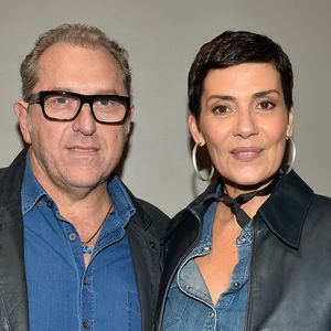 Cristina Cordula et son mari Frédéric Cassin - Célébrités pendant les concert du groupe Suprême NTM à l'AccorHotels Arena à Paris, France, les 8, 9 et 10 mars 2018. © Veeren/Bestimage