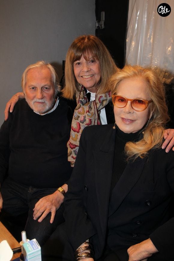 Exclusif - Jean-Jacques Debout et sa femme Chantal Goya, Sylvie Vartan - Backstage du concert de Jean-Jacques Debout au Café de la Danse à Paris le 30 novembre 2025. © Philippe Baldini/Bestimage