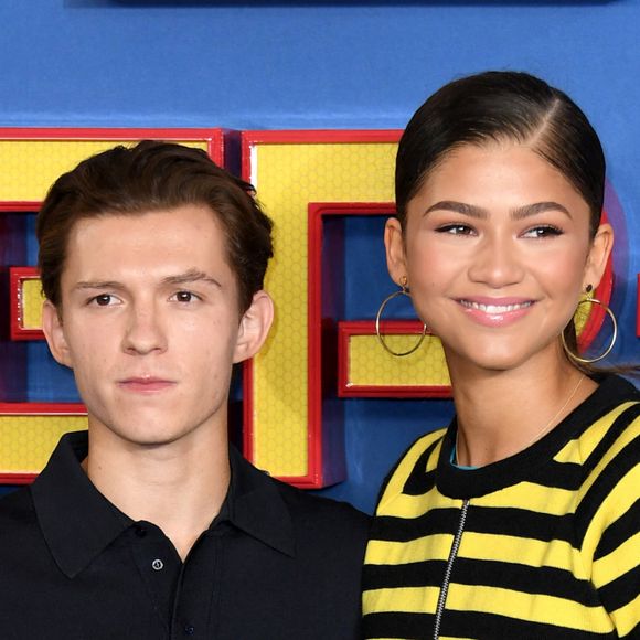 Tom Holland et Zendaya au photocall de "Spider-Man : Homecoming" à Londres, le 15 juin 2017. 

Photo : Doug Peters / PA Wire / ABACAPRESS.COM