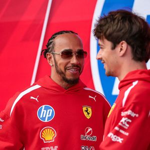 Lewis Hamilton et Charles Leclerc à la Scuderia Ferrari SF-26, portrait lors du Grand Prix de Formule 1 de Miami 2026, 4ème manche du Championnat du Monde de Formule 1 2026 du 1er au 3 mai 2026 sur le Miami International Autodrome, à Miami Gardens, USA -DPPI / PsnewZ / Bestimage