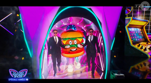 Le Burger dans "Mask Singer", capture d'écran TF1
