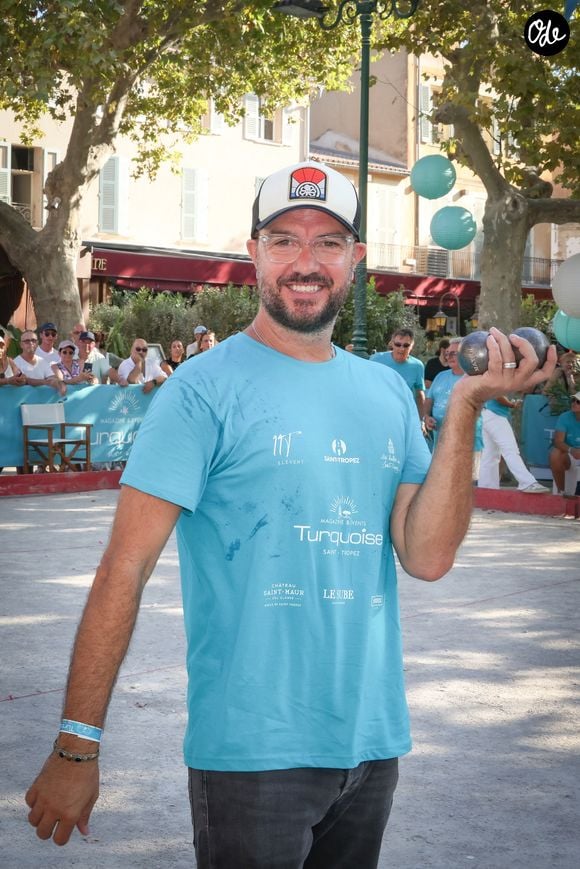 Jarry, lors de la 8ème édition du tournoi de pétanque caritatif Turquoise Place des Lices à Saint-Tropez le 16 août 2026.
© Jack Tribeca / Bestimage