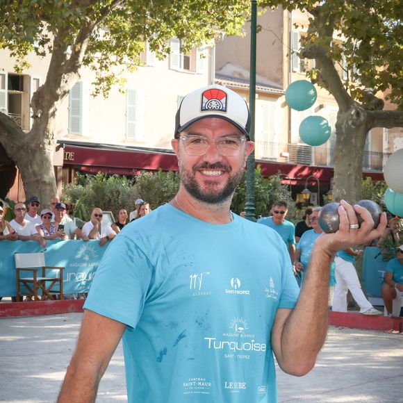 Jarry, lors de la 8ème édition du tournoi de pétanque caritatif Turquoise Place des Lices à Saint-Tropez le 16 août 2026.
© Jack Tribeca / Bestimage