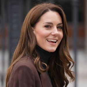 Catherine (Kate) Middleton, princesse de Galles, lance un nouveau projet de la "Royal Foundation Centre for Early Childhood" visant à soutenir les jeunes enfants dans le développement de compétences sociales à Londres, Royaume Uni, le 4 février 2025. © Julien Burton/Bestimage